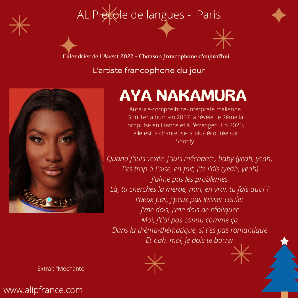 chanson francophone Aya Nakamura