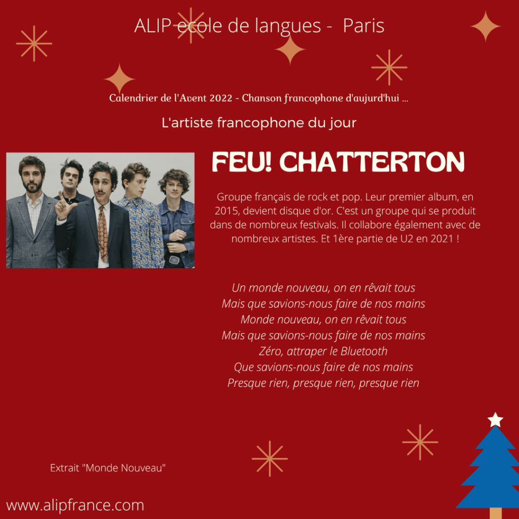 chanson francophone Feu Chatterton