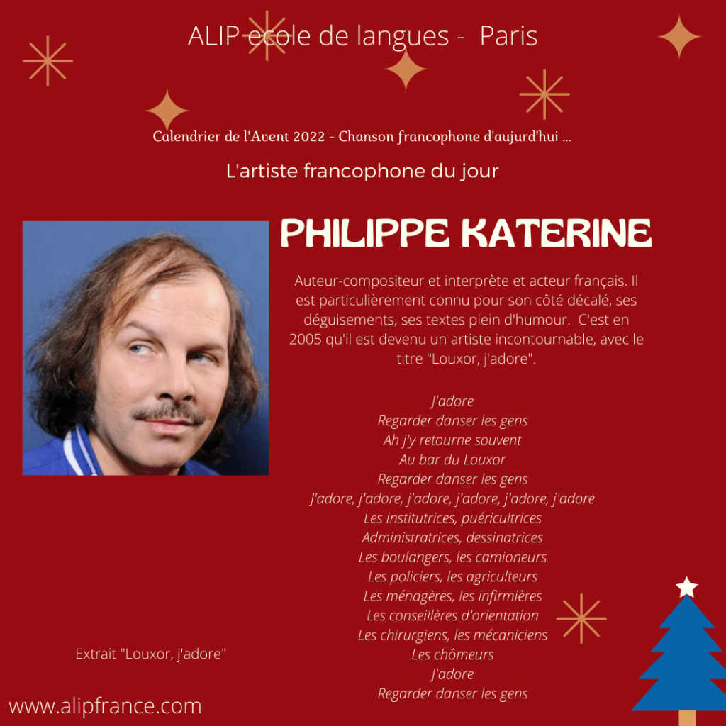 chanson francophone Philippe Katerine