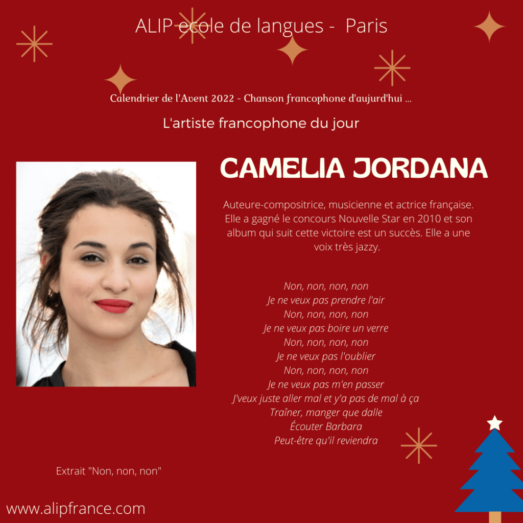 chanson francophone Camelia Jordana