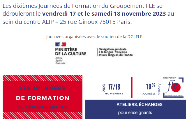 Groupement fle 2023 ALIP