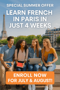 International students learning French in Paris during a summer course at ALIP