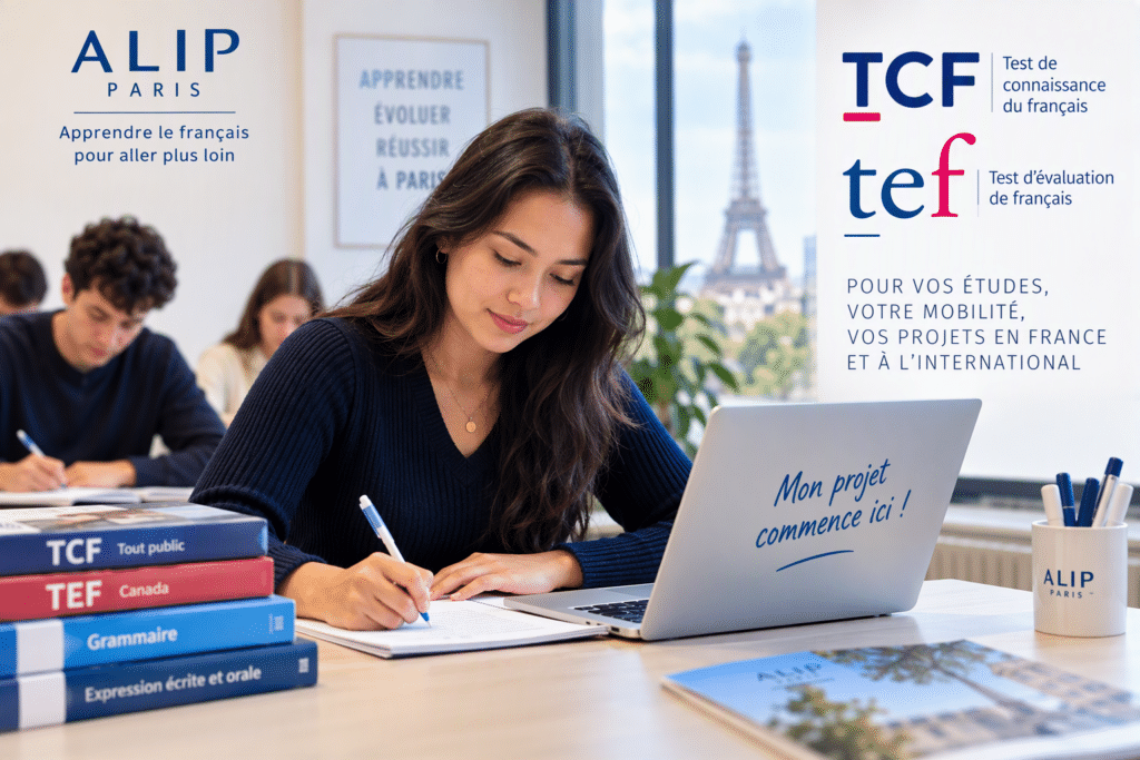 candidate qui passe le TCF à l'ALIP